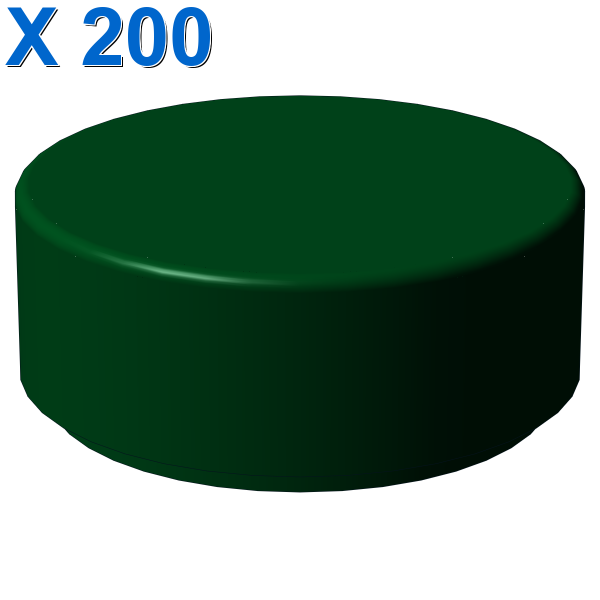 FLAT TILE 1X1, ROUND X 200