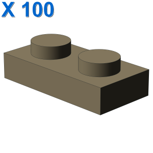 PLATE 1X2 X 100