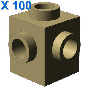 BRICK 1X1 W. 4 KNOBS X 100