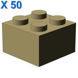 BRICK 2X2 X 50