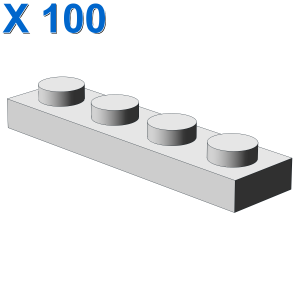PLATE 1X4 X 100