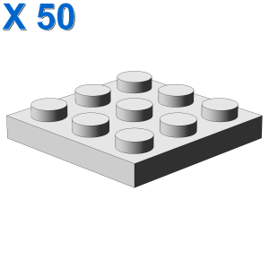 PLATE 3X3 X 50