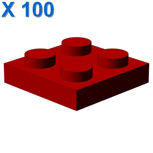 PLATE 2X2 X 100