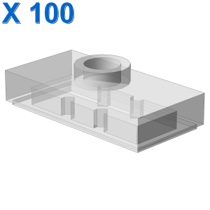 PLATE 1X2 W. 1 KNOB X 100