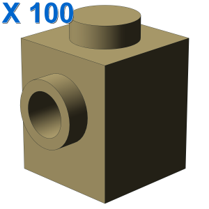 BRICK 1X1 W. 1 KNOB X 100