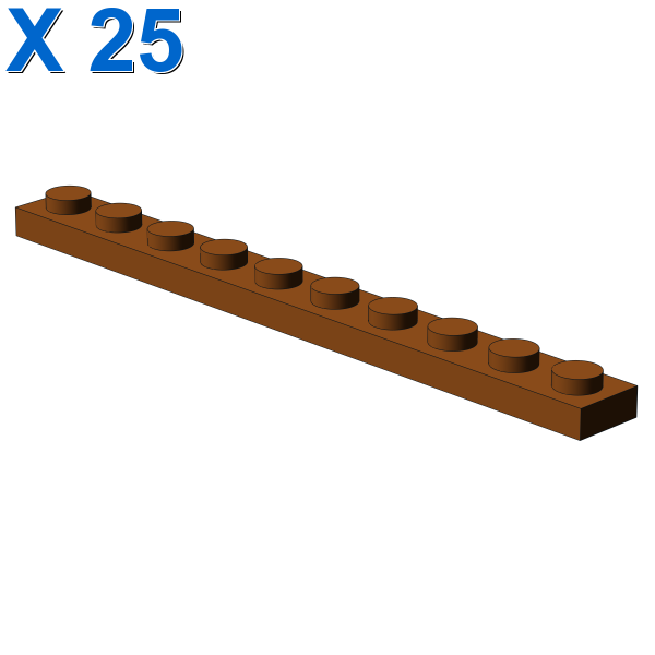 PLATE 1X10 X 25