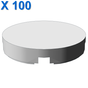 FLAT TILE 2X2, ROUND X 100