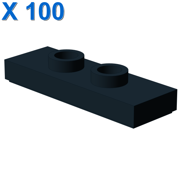 Modified 1 x 3 with 2 Studs (Double Jumper) X 100