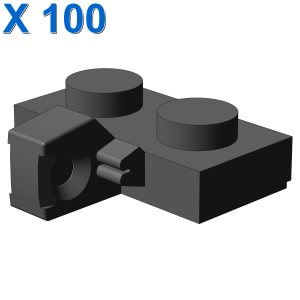 PLATE 1X2 W. STUB/VERTICAL X 100