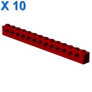 TECHNIC BRICK 1X14, Ø4,9 X 10