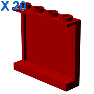 WALL ELEMENT 1X4X3, ABS