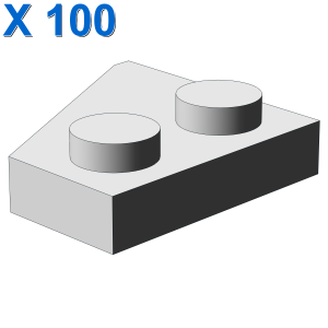 RIGHT PLATE 2x2 27DEG X 100