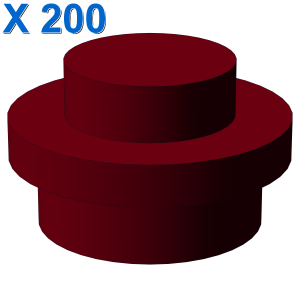 PLATE 1X1 ROUND X 200