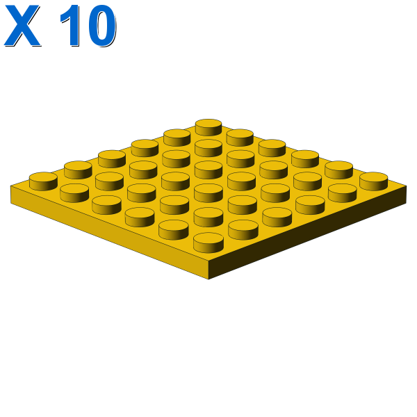 PLATE 6X6 X 10