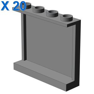 WALL ELEMENT 1X4X3, ABS