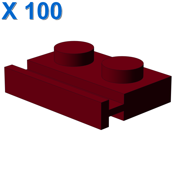 PLATE 1X2 WITH SLIDE X 100