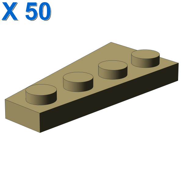 RIGHT PLATE 2X4 W/ANGLE X 50