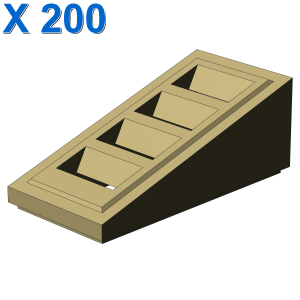 ROOF TILE W. LATTICE 1x2x2/3 X 200