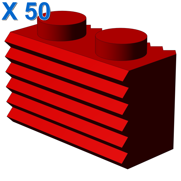 PROFILE BRICK 1X2 X 50