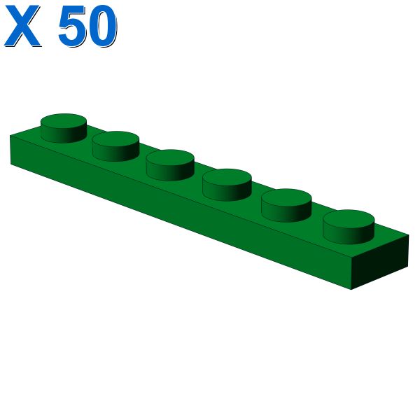 PLATE 1X6 X 50