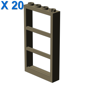 FRAME 1X4X6 TRIPARTITE X 20