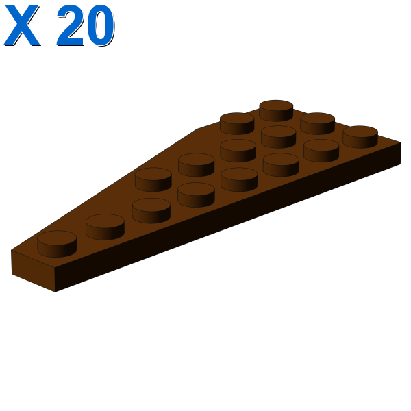 RIGHT PLATE 3X8 W/ANGLE X 20