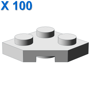 Wedge, Plate 2 x 2 Cut Corner X 100