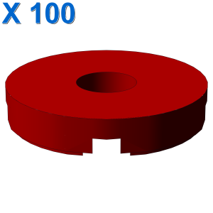 FLAT TILE 2x2 ROUND W. HOLE Ø4.85 X 100