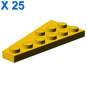 RIGHT PLATE 3X6 W. ANGLE X 25