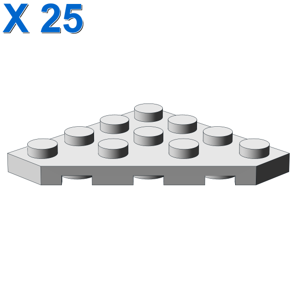 CORNER PLATE 45 DEG. 4X4 X 25