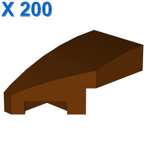 Wedge 2 x 1 with Stud Notch Left X 200