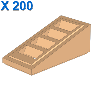 ROOF TILE W. LATTICE 1x2x2/3 X 200