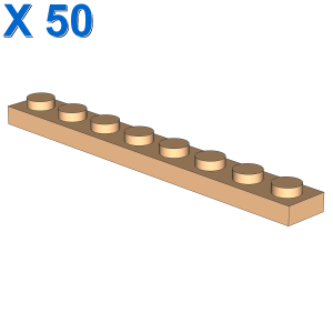 PLATE 1X8 X 50