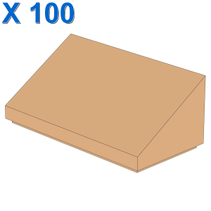 ROOF TILE 1 X 2 X 2/3, ABS X 100