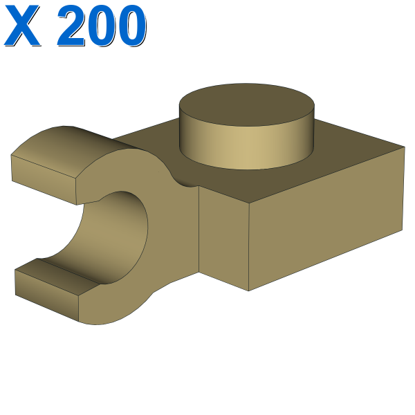 PLATE 1X1 W/HOLDER VERTICAL X 200