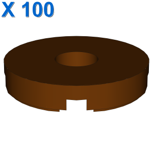 FLAT TILE 2x2 ROUND W. HOLE Ø4.85 X 100