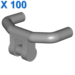 HANDLEBAR W/3.2 SHAFT/BAR ENDS X 100