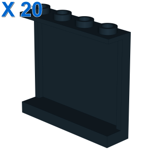 WALL ELEMENT 1X4X3, ABS X 20