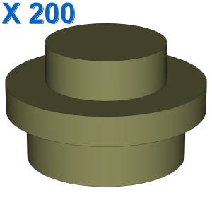 PLATE 1X1 ROUND X 200