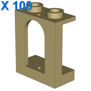 WALL ELEMENT 1X2X2 W. WINDOW X 100