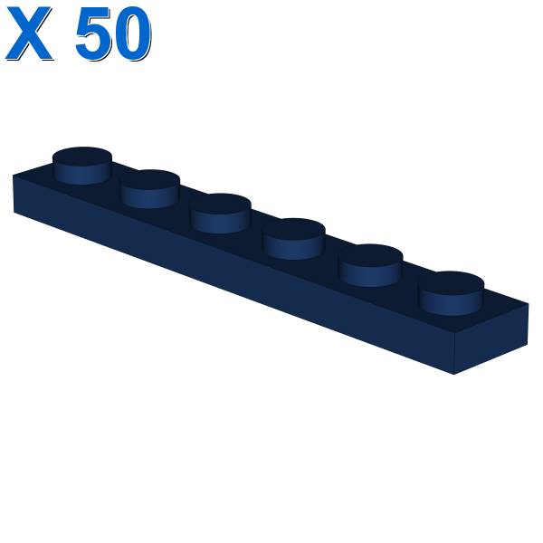 PLATE 1X6 X 50