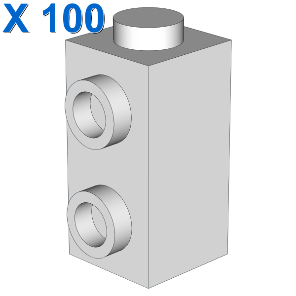 Brick, Modified 1 x 1 x 1 2/3 with Studs on 1 Side X 100