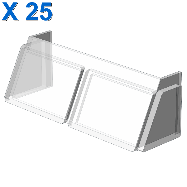 GLASS FOR WINDSCREEN 2X6X2 X 25