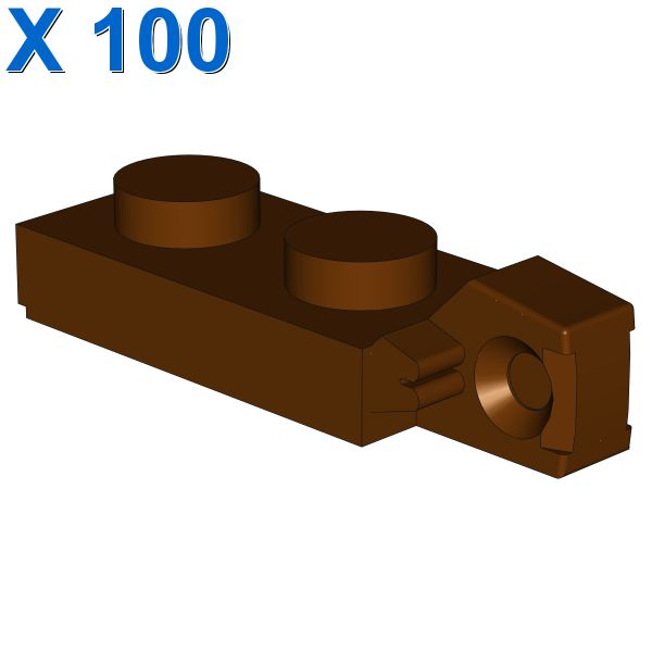 PLATE 1X2 W/STUB VERTICAL/END X 100