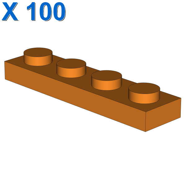 PLATE 1X4 X 100