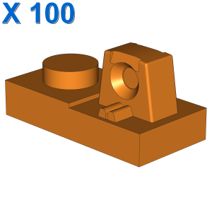 PLATE 1X2 W/STUB/ALONG/UPPER P X 100