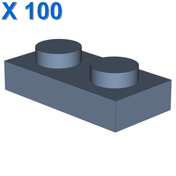 PLATE 1X2 X 100