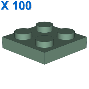 PLATE 2X2 X 100