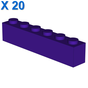 BRICK 1X6 X 20