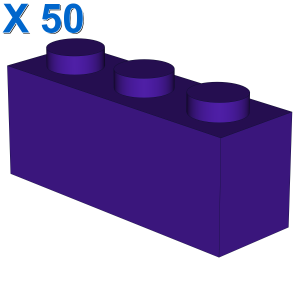 BRICK 1X3 X 50